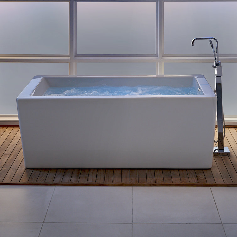 JACUZZI® Bianca® 66" x 36" Freestanding Whirlpool Bathtub Perigold